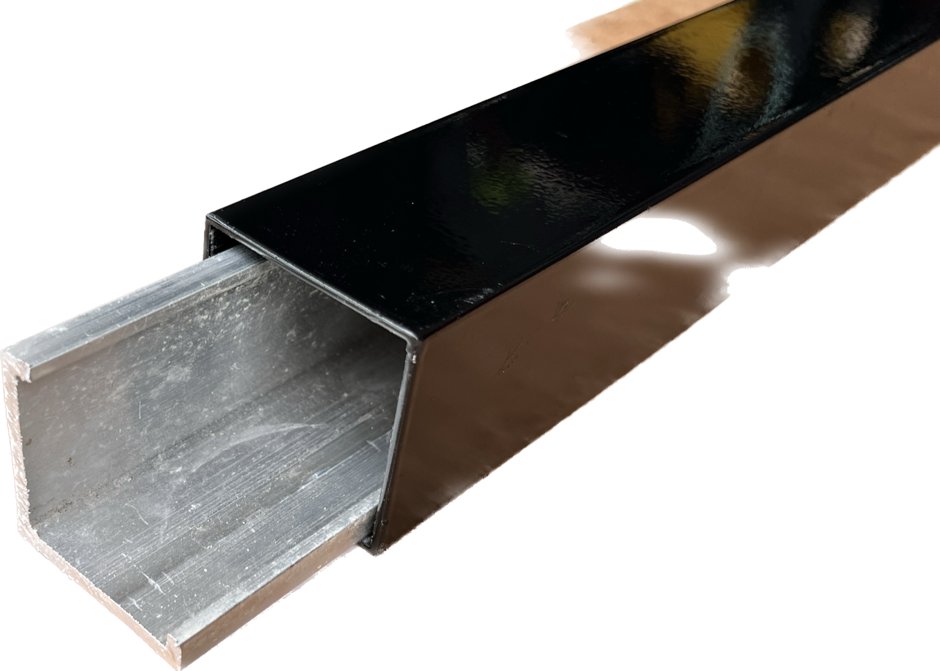 2.5" L-Post for our patented I-Fence no dig aluminum fence installation (Corners only)