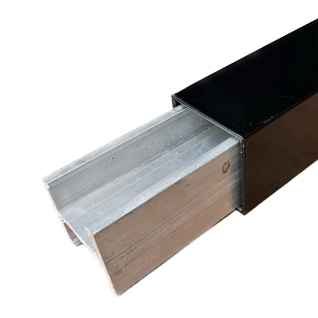 2" iPost for our patented IFence no dig aluminum fence installation