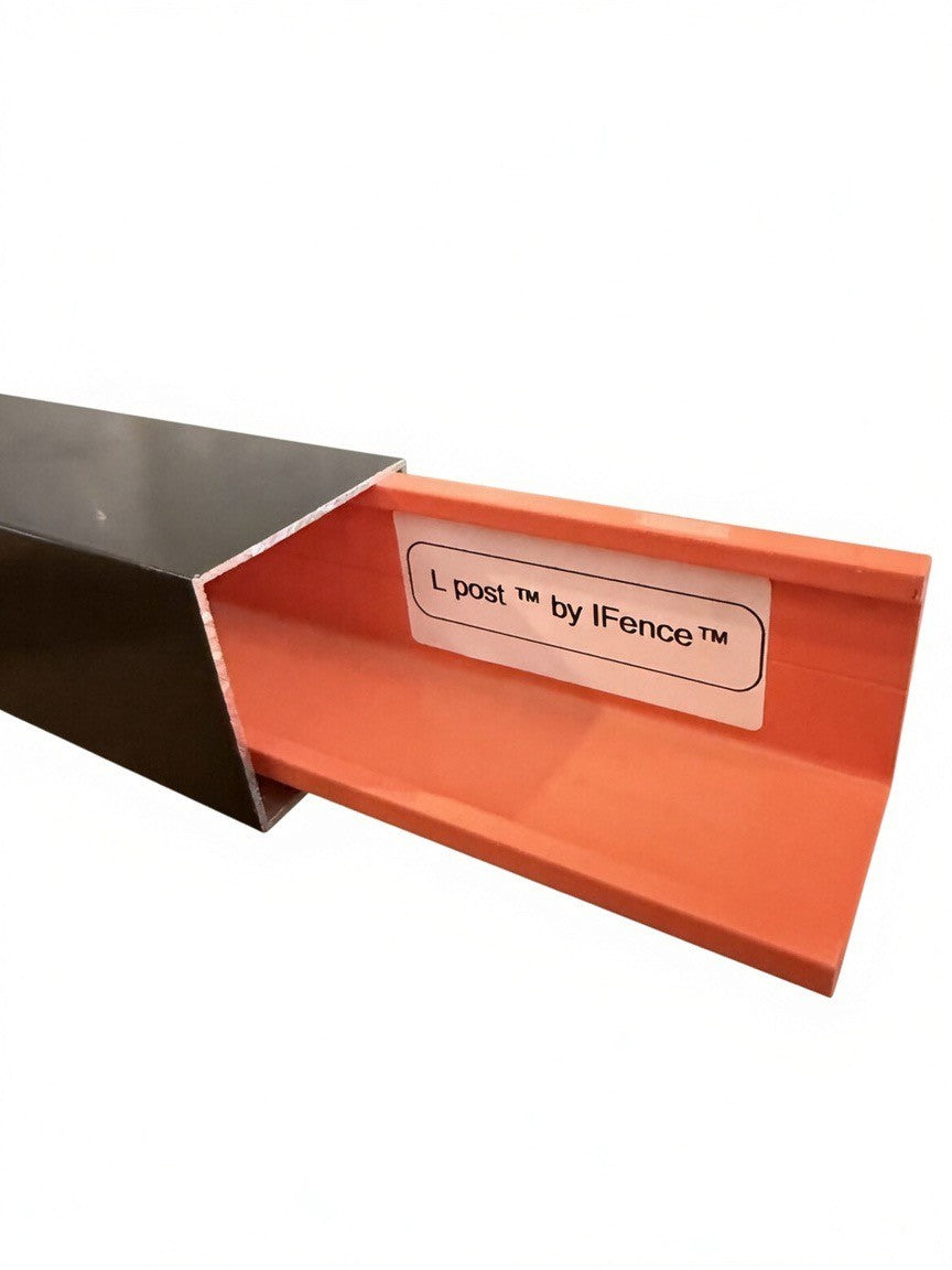 2.5" L-Post for our patented I-Fence no dig aluminum fence installation (Corners only)